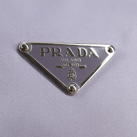 PRADA Shoulder Bag Nylon Purple Silver Auth - Picture 7 of 16